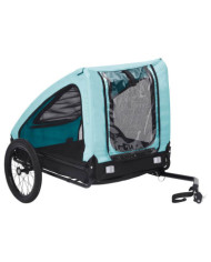 Remorque de vélo pour animaux de compagnie bleu et noir | Mobilier & Déco