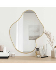 Miroir mural Doré 60x50 cm | Mobilier & Déco