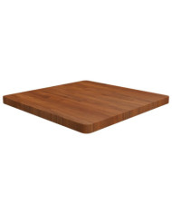 Dessus de table carré Marron foncé 70x70x4cm Bois chêne traité | Mobilier & Déco