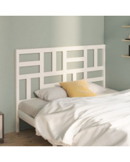 Tête de lit Blanc 141x4x104 cm Bois massif de pin | Mobilier & Déco