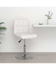 Tabouret de bar Blanc Similicuir | Mobilier & Déco