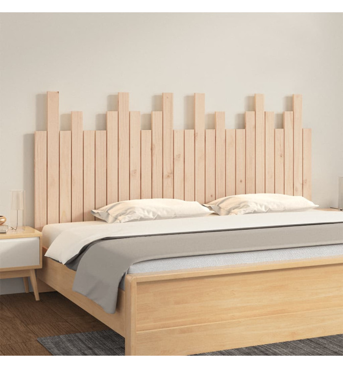 Tête de lit murale 166x3x80 cm Bois massif de pin | Mobilier & Déco