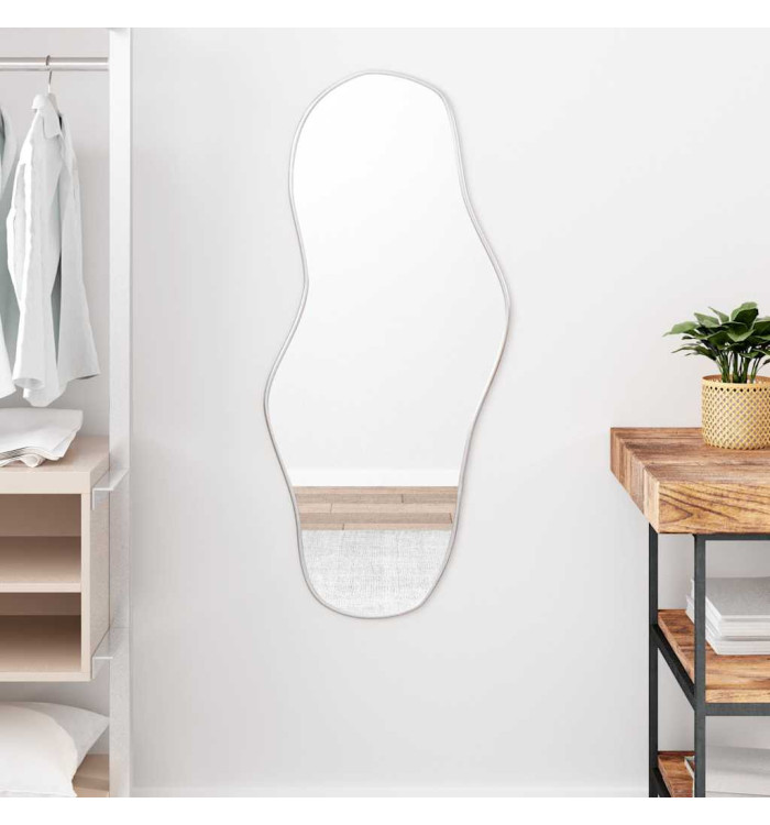 Miroir mural Argenté 100x45 cm | Mobilier & Déco