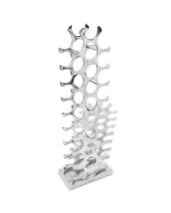 Casier à bouteilles Aluminium Argenté 27 bouteilles | Mobilier & Déco