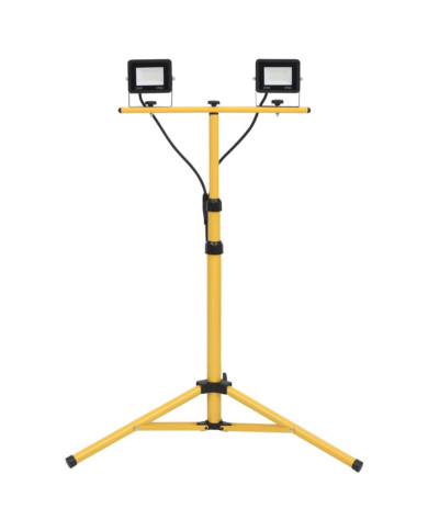 Projecteur à LED avec trépied 2x20 W Blanc froid | Mobilier & Déco