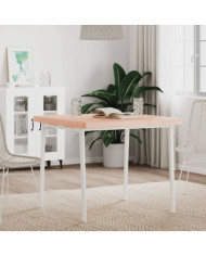 Dessus de table 80x80x4 cm carré bois massif de hêtre | Mobilier & Déco
