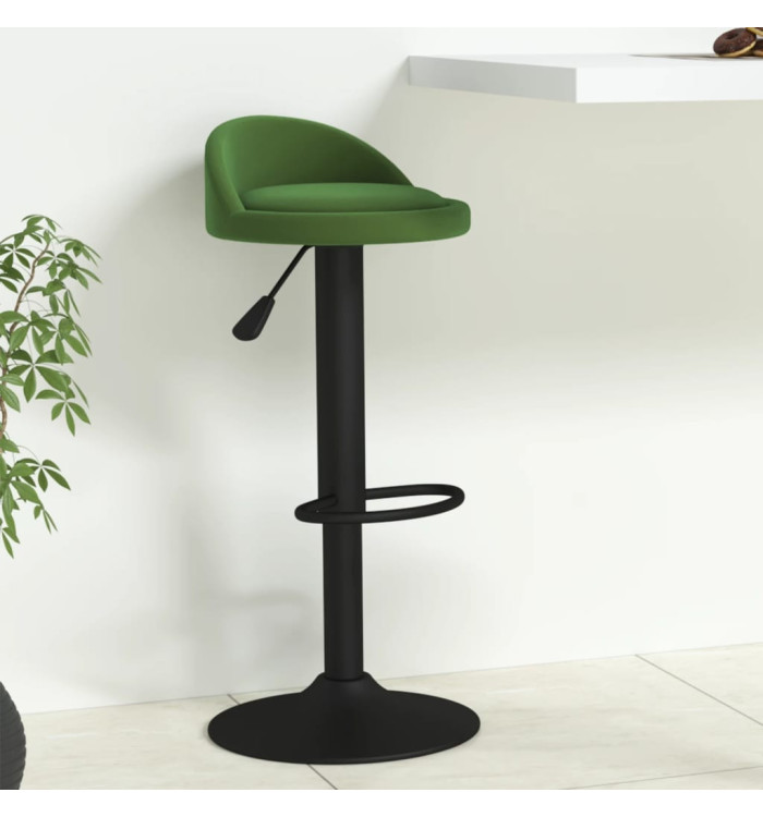 Tabouret de bar Vert foncé Velours | Mobilier & Déco