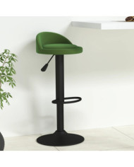 Tabouret de bar Vert foncé Velours | Mobilier & Déco