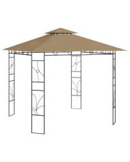 Belvédère 3x3x2,7 m Taupe 160 g/m² | Mobilier & Déco