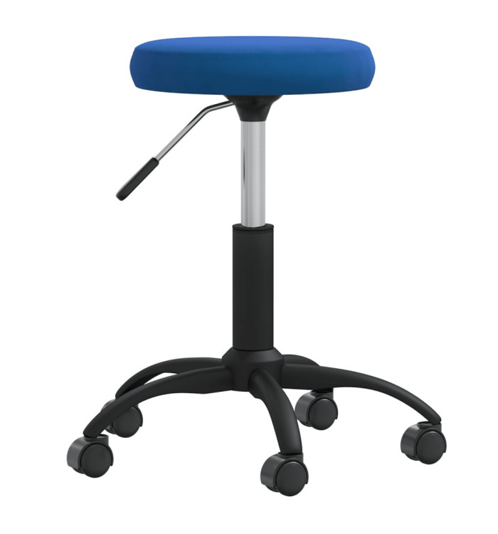 Tabouret de massage Velours Bleu | Mobilier & Déco