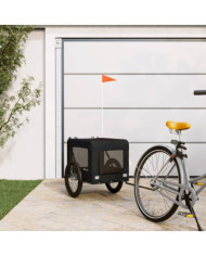 Remorque de vélo pour animaux de compagnie noir | Mobilier & Déco