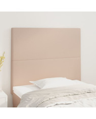 Têtes de lit 2 pcs Cappuccino 90x5x78/88 cm Similicuir | Mobilier & Déco