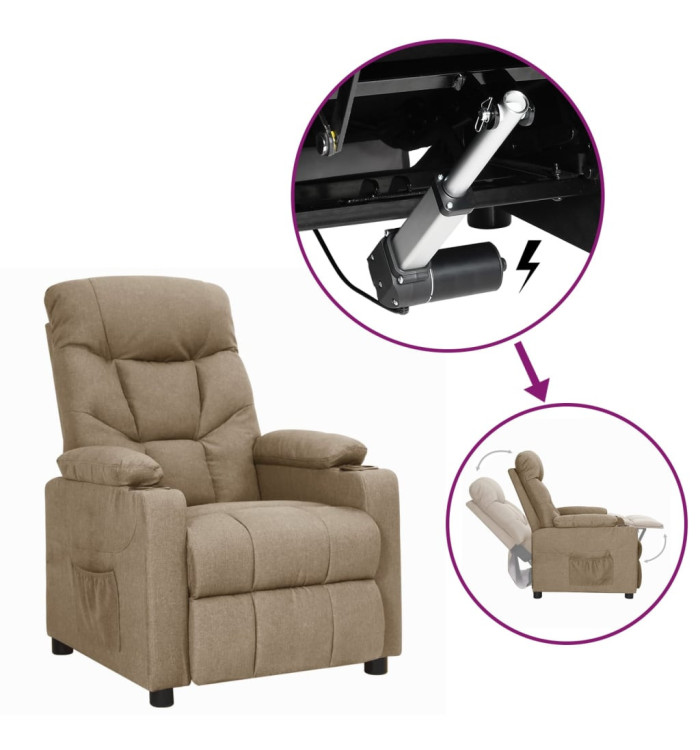 Fauteuil Taupe Tissu | Mobilier & Déco