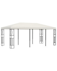 Belvédère 3x6 m Crème Tissu | Mobilier & Déco