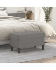 Banc Gris foncé 70x35x41 cm Tissu | Mobilier & Déco