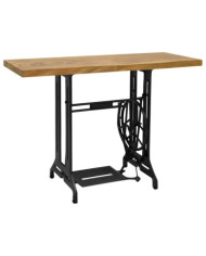 Table console avec machine à coudre 110x40x75 cm | Mobilier & Déco