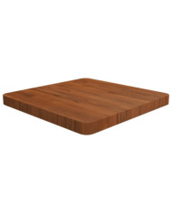 Dessus de table carré Marron foncé 50x50x4cm Bois chêne traité | Mobilier & Déco