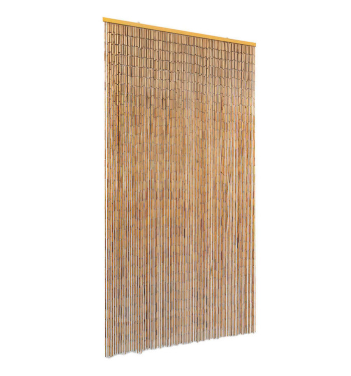 Rideau de porte contre insectes Bambou 100 x 220 cm | Mobilier & Déco