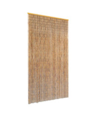 Rideau de porte contre insectes Bambou 100 x 220 cm | Mobilier & Déco