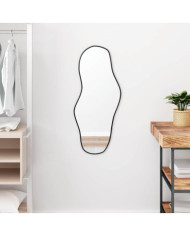 Miroir mural Noir 80x35 cm | Mobilier & Déco
