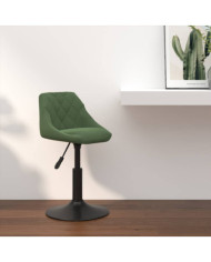 Tabouret de bar Vert foncé Velours | Mobilier & Déco
