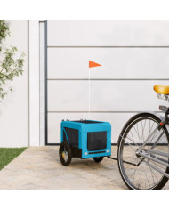 Remorque de vélo pour animaux de compagnie bleu et noir | Mobilier & Déco