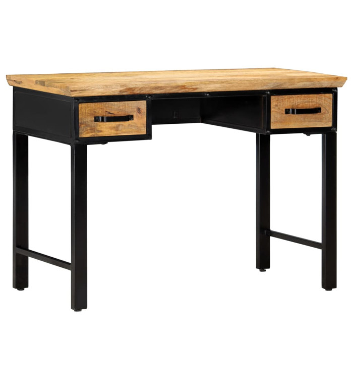 Table d'écriture 110x50x76 cm Bois de manguier massif | Mobilier & Déco
