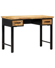 Table d'écriture 110x50x76 cm Bois de manguier massif | Mobilier & Déco