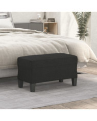 Banc Noir 70x35x41 cm Tissu | Mobilier & Déco