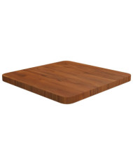 Dessus de table carré Marron foncé40x40x2,5cm Bois chêne traité | Mobilier & Déco