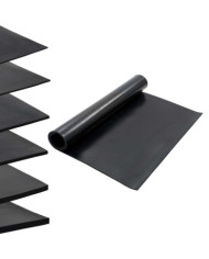 Tapis en caoutchouc antidérapant 1,2x2 m 8 mm Lisse | Mobilier & Déco