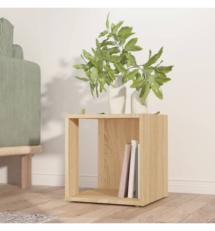 Table d'appoint Chêne sonoma 33x33x34,5 cm Aggloméré | Mobilier & Déco