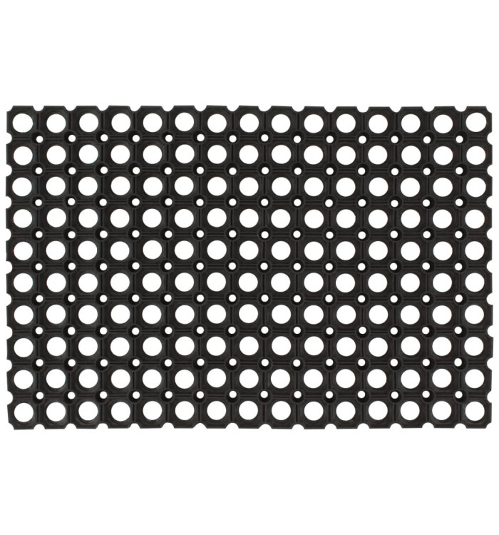 Tapis 5 pcs caoutchouc 22 mm 40 x 60 cm | Mobilier & Déco