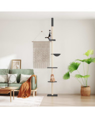 Arbre à chat du sol au plafond Gris foncé 263,5-289,5 cm | Mobilier & Déco