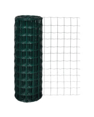 Clôture Euro Acier 10 x 1,7 m Vert | Mobilier & Déco