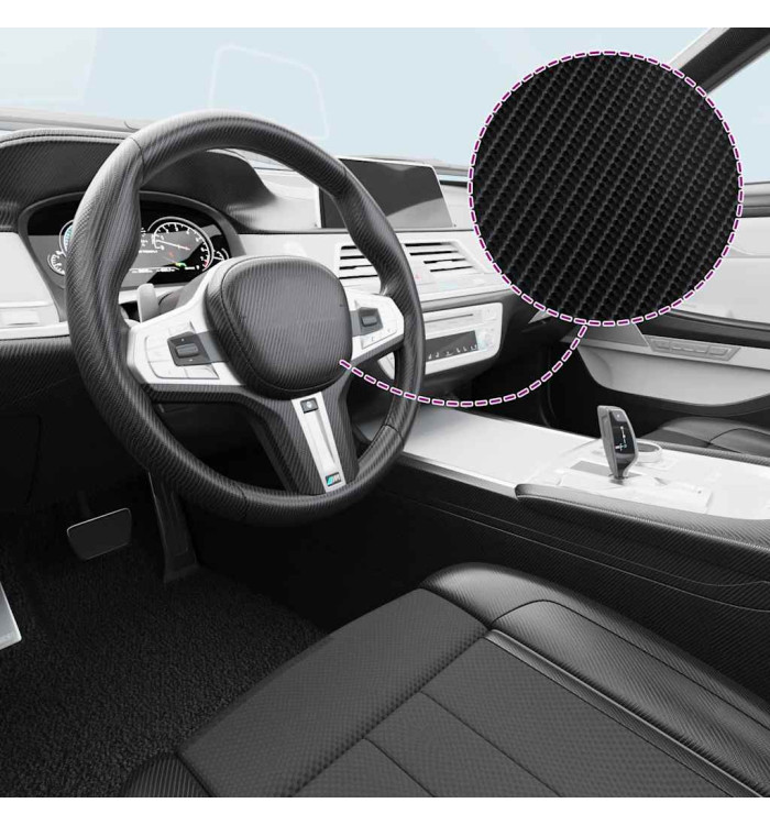 Film 4D de voiture Noir 100x150 cm | Mobilier & Déco