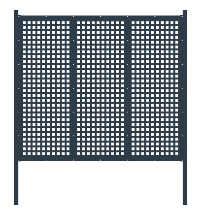 Clôture de jardin Acier 177x200 cm Anthracite | Mobilier & Déco