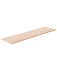 Panneau d'étagère 80x20x1,5 cm Bois de chêne massif non traité | Mobilier & Déco