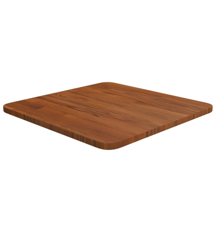 Dessus de table carré Marron foncé40x40x1,5cm Bois chêne traité | Mobilier & Déco