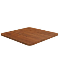 Dessus de table carré Marron foncé40x40x1,5cm Bois chêne traité | Mobilier & Déco