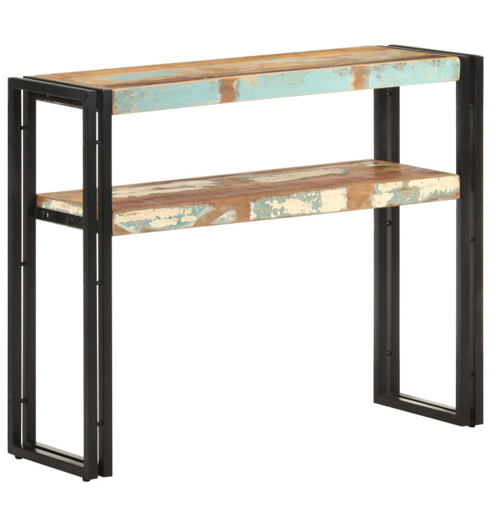 Table console 90x30x75 cm Bois de récupération massif | Mobilier & Déco