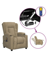 Fauteuil de massage Cappuccino Similicuir | Mobilier & Déco