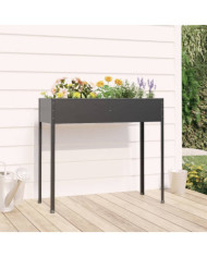 Jardinière Anthracite 100,5x40,5x90 cm Acier galvanisé | Mobilier & Déco