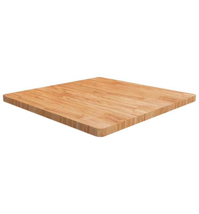 Dessus de table carré Marron clair 90x90x4cm Bois chêne traité | Mobilier & Déco