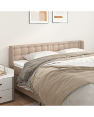 Tête de lit avec oreilles Cappuccino 183x16x78/88 cm Similicuir | Mobilier & Déco