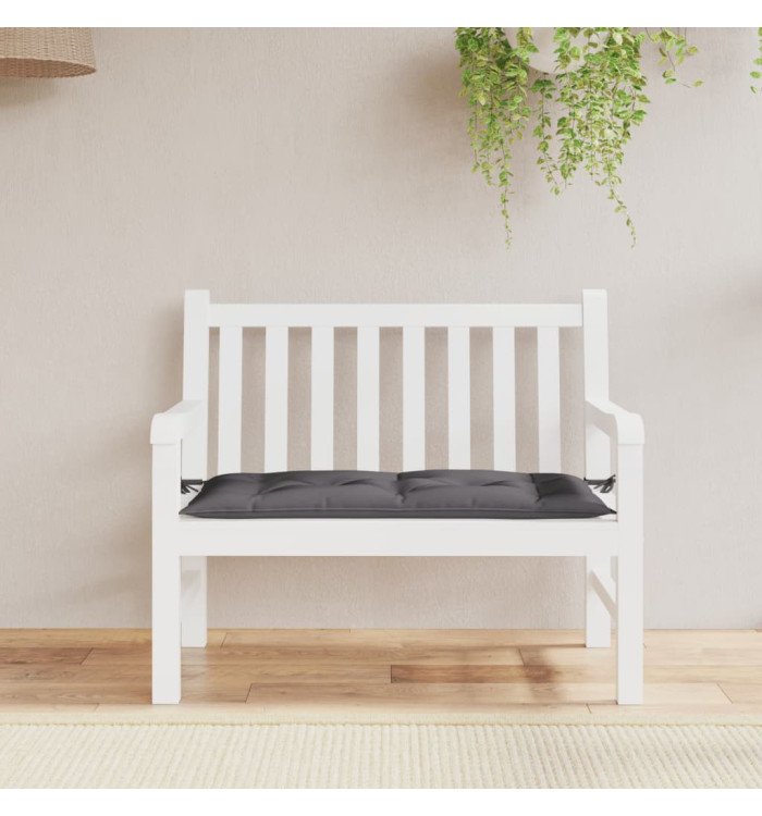 Coussin de banc de jardin anthracite 110x50x7 cm tissu oxford | Mobilier & Déco
