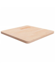 Dessus de table carré 50x50x2,5 cm Bois chêne massif non traité | Mobilier & Déco