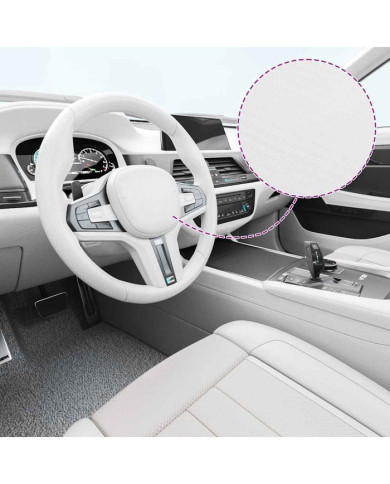 Film 3D de voiture Blanc 100x150 cm | Mobilier & Déco