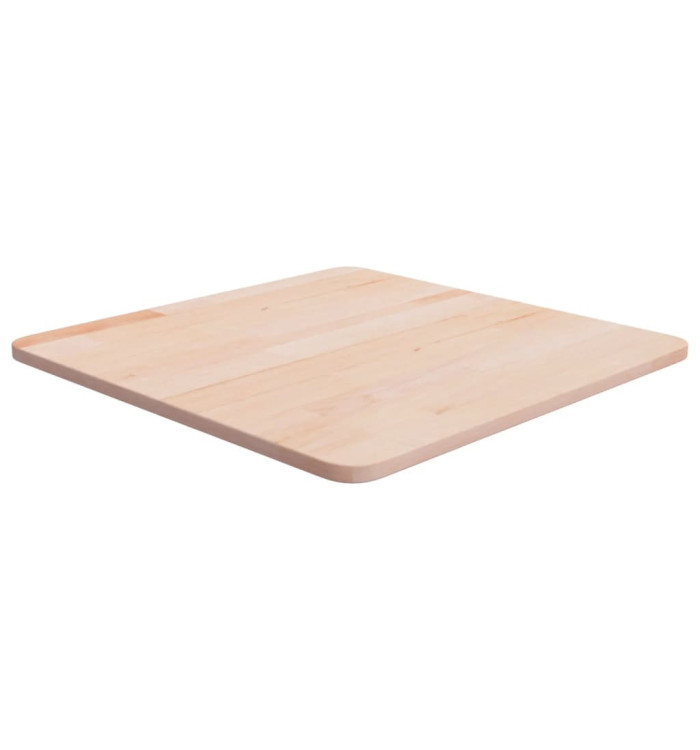 Dessus de table carré 50x50x1,5 cm Bois chêne massif non traité | Mobilier & Déco