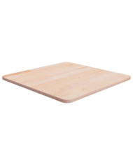 Dessus de table carré 50x50x1,5 cm Bois chêne massif non traité | Mobilier & Déco